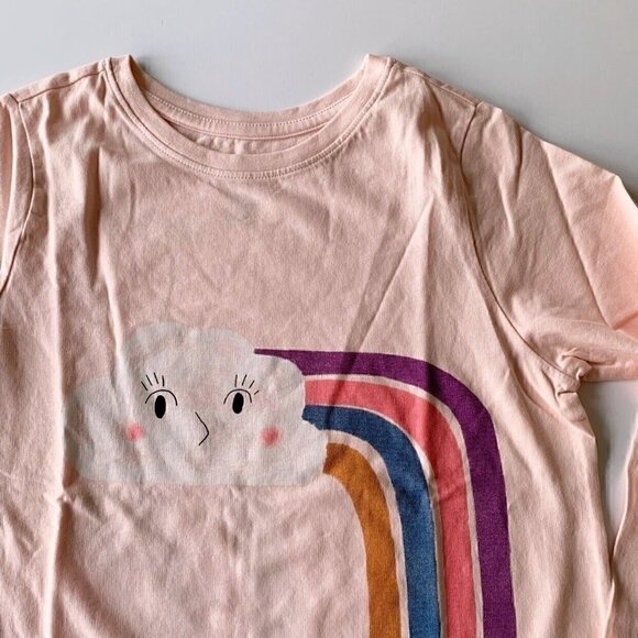 NWT Tea Collection Rainbow Cloud Girl Tee 12 Years - Picture 2 of 6